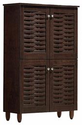 Ξύλινη Παπουτσοθήκη Kabira με 6 Ράφια 77x34x123cm - HomeMarkt