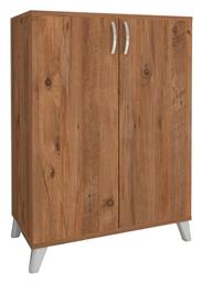 Ξύλινη Παπουτσοθήκη Lilly με 4 Ράφια Pine Oak 72x32.5x88cm - Megapap