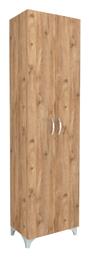 Ξύλινη Παπουτσοθήκη Lilly με 8 Ράφια Pine Oak 49x32x178cm - Megapap