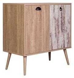 Ξύλινη Παπουτσοθήκη Lounge με 4 Ράφια Sonoma Oak 75x37x75cm - Fylliana