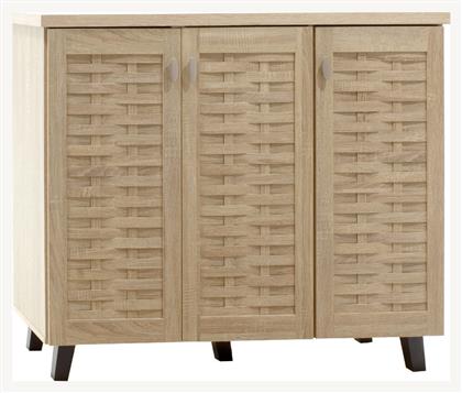 Ξύλινη Παπουτσοθήκη Mantam με 8 Ράφια 115.5x40x92cm - Pakketo