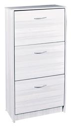 Ξύλινη Παπουτσοθήκη με 3 Ράφια 53x24x113cm - Woodwell