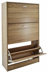 Ξύλινη Παπουτσοθήκη με 3 Ράφια Μπεζ 63x24x115cm - Ankor