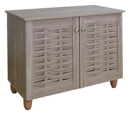 Ξύλινη Παπουτσοθήκη με 3 Ράφια Oak 77x34x68cm - Zita Plus