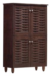 Ξύλινη Παπουτσοθήκη με 6 Ράφια Wenge 77x34x124cm - Zita Plus