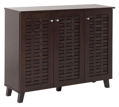 Ξύλινη Παπουτσοθήκη Prody Wenge 115x34x89cm - HomeMarkt