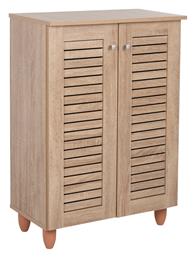 Ξύλινη Παπουτσοθήκη Prolly με 4 Ράφια Sonama Μ60xΠ34xΥ88cm - HomeMarkt