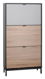 Ξύλινη Παπουτσοθήκη Rombus με 3 Ράφια 60x23x120cm - Liberta