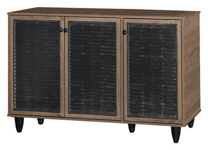 Ξύλινη Παπουτσοθήκη Ronan με 4 Ράφια 105x35x66cm - Pakketo