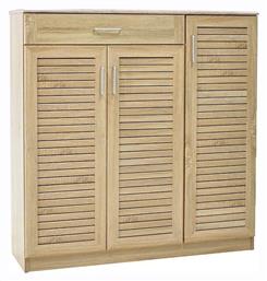 Ξύλινη Παπουτσοθήκη Sante με 11 Ράφια Sonoma 120x37x123cm - Pakketo