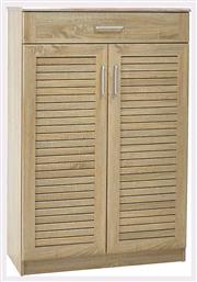Ξύλινη Παπουτσοθήκη Sante με 5 Ράφια Sonoma 80x37x123cm - Pakketo