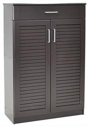 Ξύλινη Παπουτσοθήκη Sante με 5 Ράφια Wenge 80x37x123cm - Pakketo