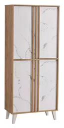 Ξύλινη Παπουτσοθήκη Yamka 74x38x174cm - Pakketo