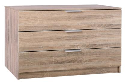 Ξύλινη Συρταριέρα Κρεβατοκάμαρας Drawer με 3 συρτάρια 80x40x64εκ. Woodwell