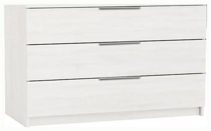 Ξύλινη Συρταριέρα Κρεβατοκάμαρας Drawer με 3 συρτάρια Λευκή 80x40x64εκ. Woodwell