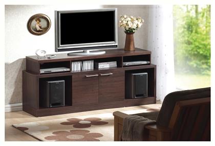 Ξύλινο Έπιπλο Τηλεόρασης Analog Wenge Μ180xΠ46xΥ70cm - Woodwell