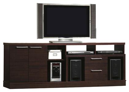 Ξύλινο Έπιπλο Τηλεόρασης Analog Wenge Μ190xΠ46xΥ70cm - Woodwell