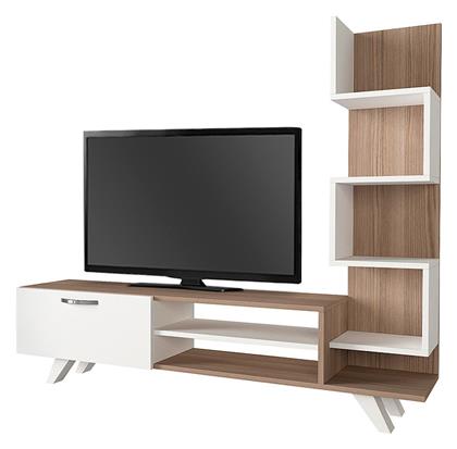 Ξύλινο Έπιπλο Τηλεόρασης Ceren Μ149.5xΠ31xΥ131.6cm - Megapap