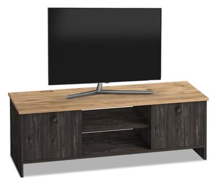 Ξύλινο Έπιπλο Τηλεόρασης Cube Pine / Industrial Grey Μ120xΠ30xΥ40cm - Megapap