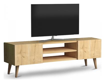 Ξύλινο Έπιπλο Τηλεόρασης Etna Oak Μ120xΠ30xΥ40cm - Megapap