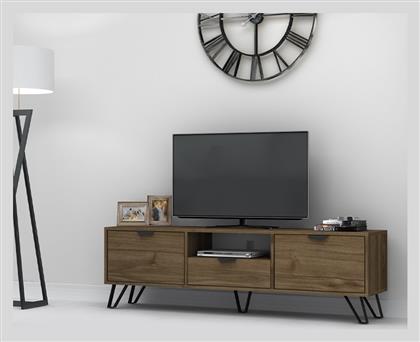 Ξύλινο Έπιπλο Τηλεόρασης Jasmine Καρυδί Μ170xΠ35xΥ50cm - Megapap