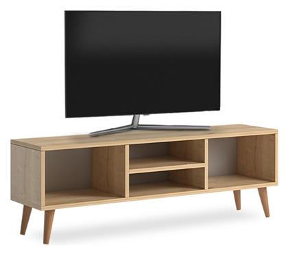 Ξύλινο Έπιπλο Τηλεόρασης Loren Oak Μ120xΠ30xΥ40cm - Megapap