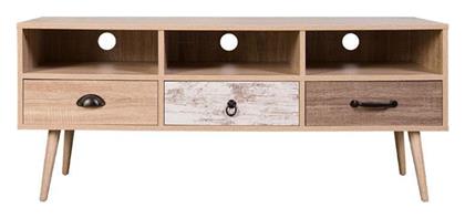 Ξύλινο Έπιπλο Τηλεόρασης Lounge Sapphire Oak Μ120xΠ39.5xΥ50cm - Fylliana