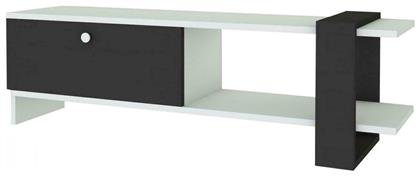 Ξύλινο Everett Λευκό / Ανθρακί 120x25x36εκ. HM9097.01 - HomeMarkt