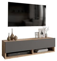 Ξύλινο Handra Ανθρακί / Καρυδί 100x31.5x29εκ. 176-000022 - Pakketo