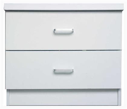 Ξύλινο Κομοδίνο Decon Λευκό 40x40x45cm - Woodwell