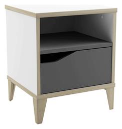 Ξύλινο Κομοδίνο Genty 36.8x33x43.8cm - Polihome