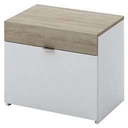 Ξύλινο Κομοδίνο My Box Λευκό 50x36x43cm - Liberta
