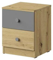 Ξύλινο Κομοδίνο Nero 09 40x40x50cm - Polihome