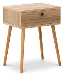 Ξύλινο Κομοδίνο Pauline Pine Oak 45x35x61cm - Megapap