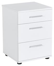 Ξύλινο Κομοδίνο Trendline Λευκό 40x39x57cm - Megapap