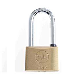 Μπρούτζινο Λουκέτο Μακρύλαιμο με Κλειδί 40mm Yale