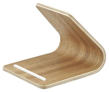 Plywood Βάση Tablet Γραφείου σε Καφέ χρώμα Yamazaki