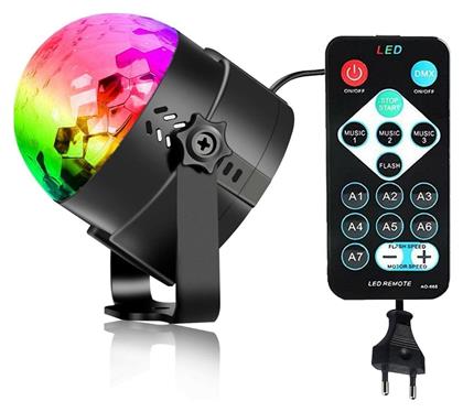 YB-689 Διακοσμητικό Φωτιστικό με Φωτισμό RGB Party Light LED Μαύρο - OEM