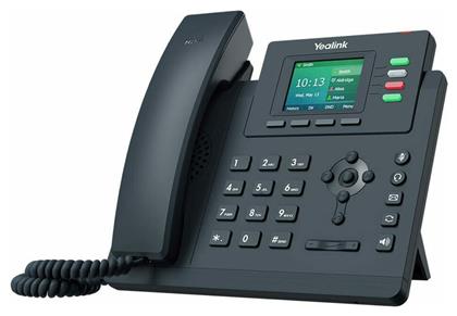 SIP-T33G Ενσύρματο Τηλέφωνο IP 4 γραμμών Μαύρο Yealink