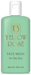 Face Wash for Oily Skin Gel Καθαρισμού Προσώπου 200ml Yellow Rose