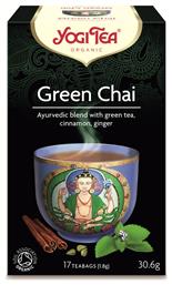 Πράσινο Τσάι Βιολογικό Green Chai 17 Φακελάκια 30.6gr Yogi Tea