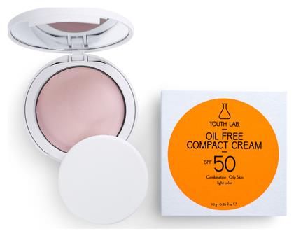 . Oil Free Αντηλιακή Πούδρα Προσώπου SPF50 με Χρώμα Light 10gr Youth Lab