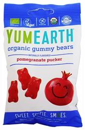 YumEarth Organic Gummy Bears με Γεύση Ρόδι 50gr