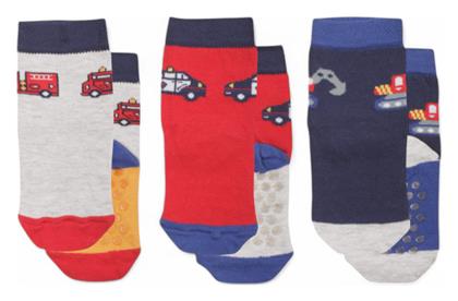 Yumese Παιδικές Κάλτσες Αντιολισθητικές Πολύχρωμο 3 Ζευγάρια