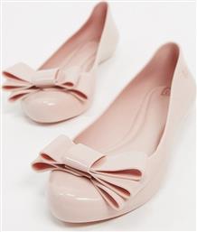 Zaxy bow flat shoes in blush-Pink από το Asos
