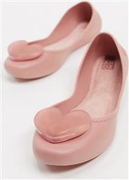 Zaxy heart orb flat shoes in blush-Pink από το Asos