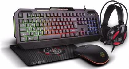 Zeroground KB-1900GUHMS Sumiko Bundle Σετ Gaming Πληκτρολόγιο με Φωτιζόμενα πλήκτρα & Ποντίκι (Αγγλικό US) από το Media Markt