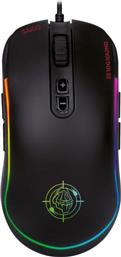 Zeroground Saigo 2.0 RGB Gaming Ποντίκι 7200 DPI Μαύρο από το Mozik