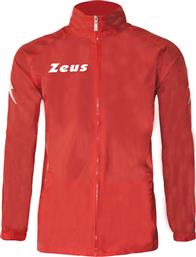 Kway Rain Ανδρικό Μπουφάν Αδιάβροχο για Άνοιξη Κόκκινο Zeus