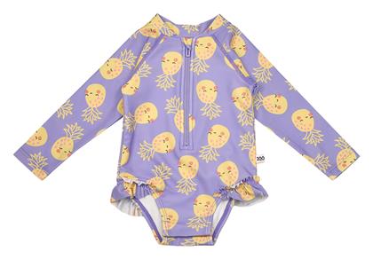 Παιδικό Μαγιό Ολόσωμο με Μακρύ Μανίκι Pineapple Zoocchini